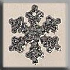 12035 Mill Hill Treasures Декоративна намистина, Small Snowflake Crystal Bright, 1 шт