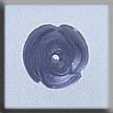 12137 Mill Hill Treasures Декоративна намистина, Petite Rose Matte Sapphire, 1 шт