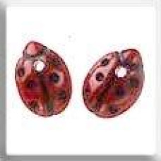 12159 Mill Hill Treasures Декоративна намистина, Ladybug Red, 2 шт