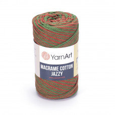 1216 Пряжа Macrame Cotton Jazzy 250гр - 225м (різнокольорова). Yarnart(Знятий з виробництва)