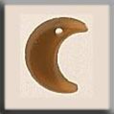 12185 Mill Hill Treasures Декоративна намистина, Small Crescent Moon Matte Light Topaz, 1 шт