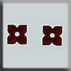 12188 Mill Hill Treasures Декоративна намистина, 4 Petal Flower Matte Ruby, 2 шт