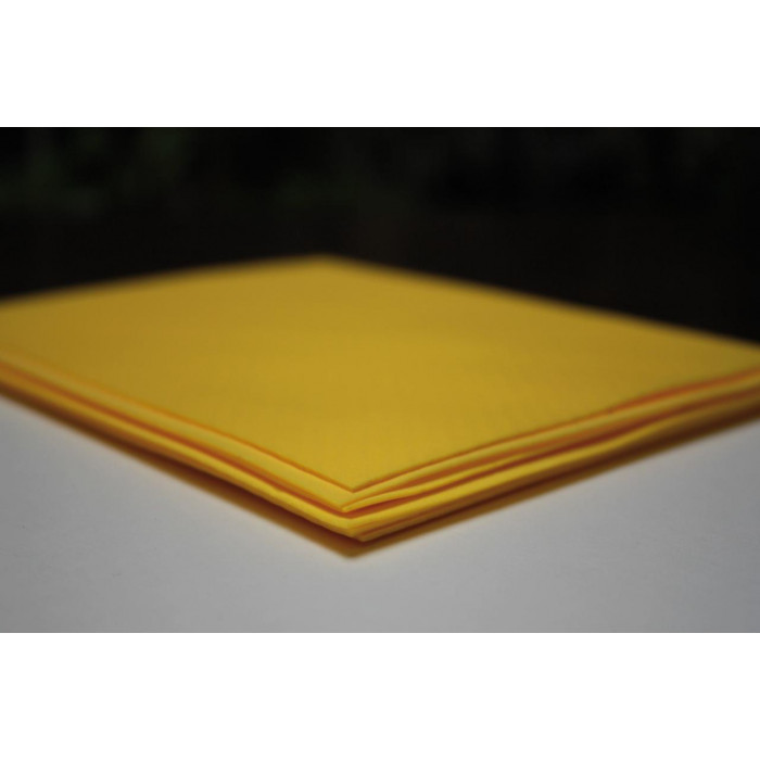 122 Фоамиран (ЕВА) товщина 0,8-1,2 мм, 20x30 см Темно жовтий