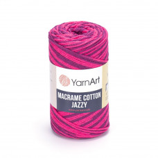 1220 Пряжа Macrame Cotton Jazzy 250гр - 225м (різнокольорова). Yarnart(Знятий з виробництва)