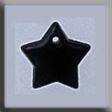 12221 Mill Hill Treasures Декоративна намистина, Small Flat Star Black, 1 шт