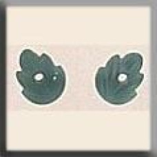 12229 Mill Hill Treasures Декоративна намистина, Petite Leaves Matte Tourmaline, 2 шт