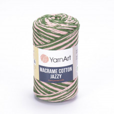 1223 Пряжа Macrame Cotton Jazzy 250гр - 225м (різнокольорова). Yarnart(Знятий з виробництва)