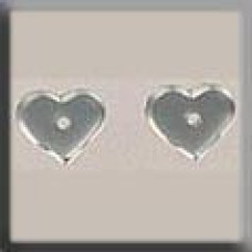 12234 Mill Hill Treasures Декоративна намистина, Very Petite Flat Heart Matte Crystal, 2 шт