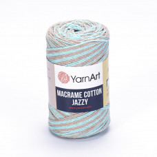 1224 Пряжа Macrame Cotton Jazzy 250гр - 225м (різнокольорова). Yarnart(Знятий з виробництва)