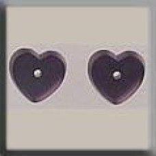12240 Mill Hill Treasures Декоративна намистина, Petite Flat Heart Matte Amethyst, 2 шт