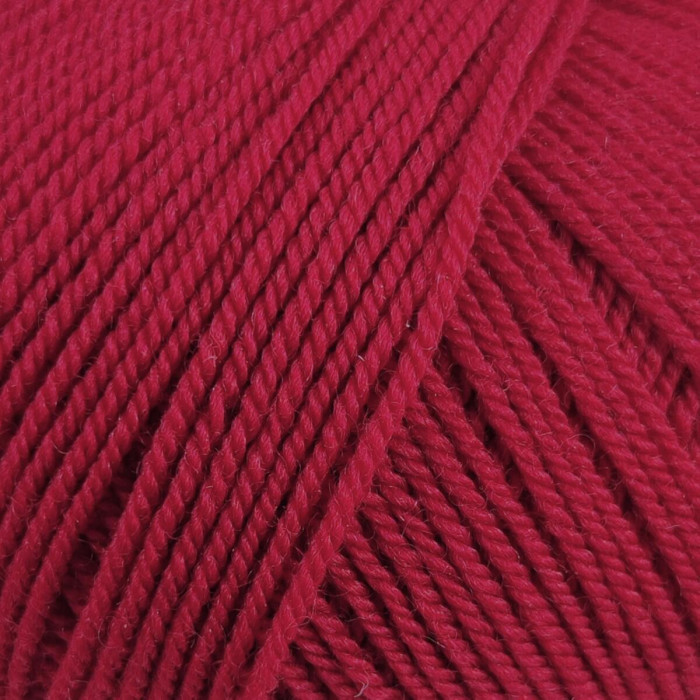 12246 Пряжа Lana Gatto Perlata D`Australia, 50г - 233м, вишневий, 100% вовна