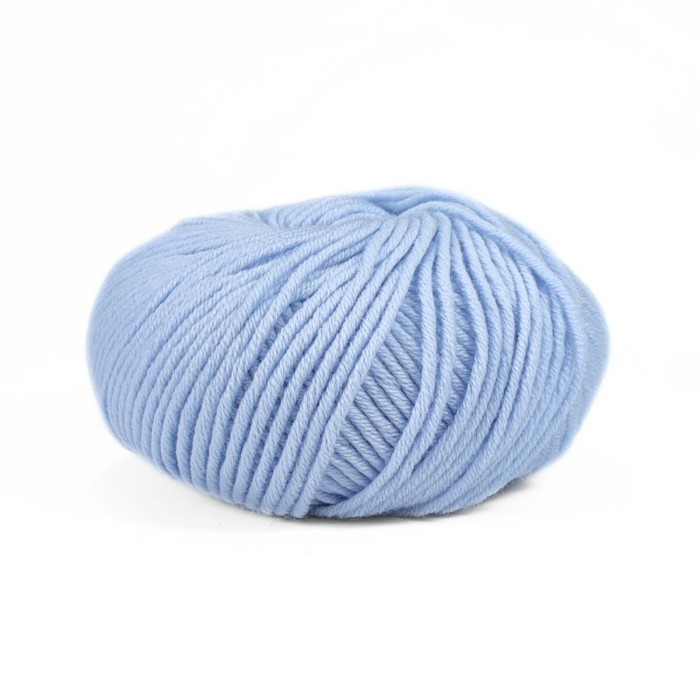 12260 Пряжа Lana Gatto Maxi Soft, 50г - 90м, блакитна крейда, 100% меринос екстрафайн