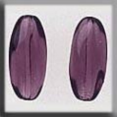 12261 Mill Hill Treasures Декоративна намистина, Fancy Olive Bead Bright Amethyst, 2 шт