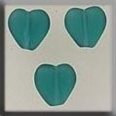 12276 Mill Hill Treasures Декоративна намистина, Channeled Heart Matte Emerald, 3 шт