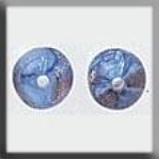 12278 Mill Hill Treasures Декоративна намистина, Round lined Bead Goldstone Light Sapphire, 2 шт