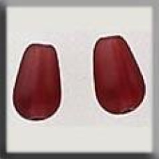 12280 Mill Hill Treasures Декоративна намистина, Pearshape Bead AB Matte Dark Rose, 2 шт