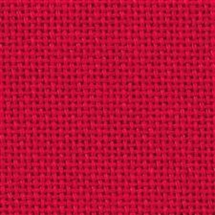 1235/954 канва, відріз 36х46 см, Linda Schulertuch 27 Zweigart, різдвяний червоний, 100% бавовна