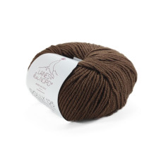 124 Пряжа Laines du Nord Dolly 125, 50г - 125м, коричневий, 100% вовна