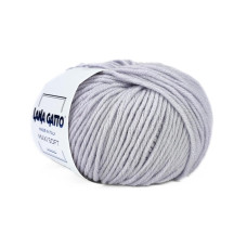 12504 Пряжа Lana Gatto Maxi Soft, 50г - 90м, перламутрово-сірий, 100% меринос екстрафайн