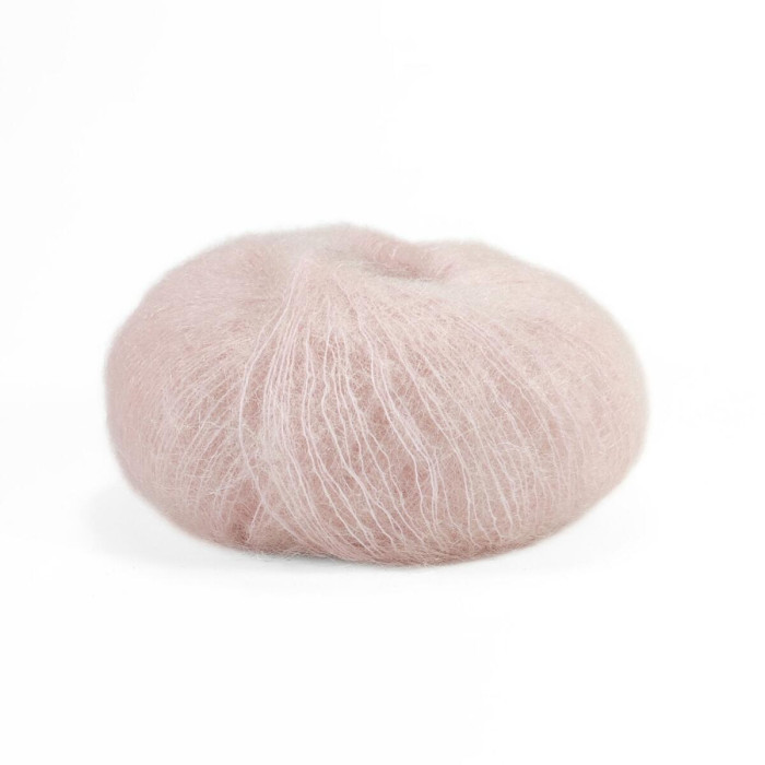 12921 Пряжа Lana Gatto Mohair Royal, 25г - 215м, французька троянда, 80% кід мохер, 20% нейлон