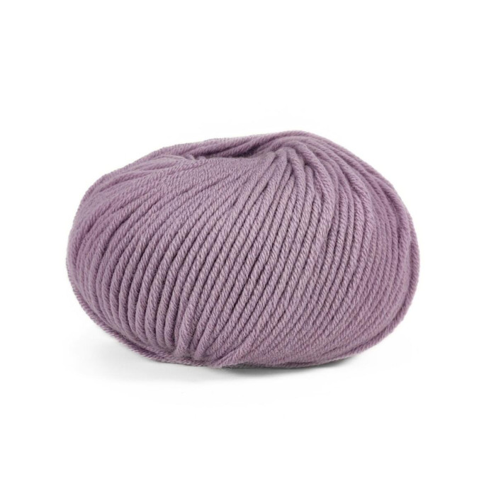 12940 Пряжа Lana Gatto Maxi Soft, 50г - 90м, бузковий, 100% меринос екстрафайн