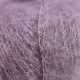 12940 Пряжа Lana Gatto Silk Mohair Lux, 25г - 210м, фрезово-бузковий, 78% cуперкід мохер, 14% шовк, 4% нейлон, 4% поліамід