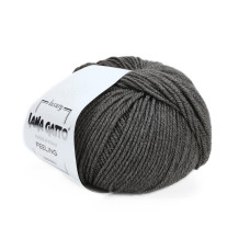 12982 Пряжа Lana Gatto Feeling, 50г - 140м, сірий, 70% вовна, 20% шовк, 10% кашемір