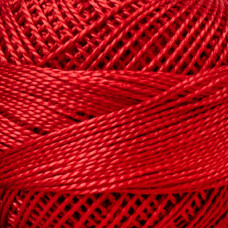 13 Муліне Art. 87 Pearl Cotton Luca-S, бавовна, 10 г, 80 м, колір червоний