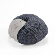 13 Пряжа Laines du Nord Mercerized Merino, 50г - 125м, маренго, 100% вовна