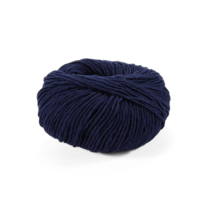 13 Пряжа Laines du Nord Soft Carded Merino, 25г - 90м, темно-синій, 100% вовна