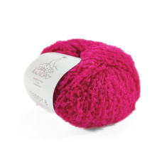 13 Пряжа Laines du Nord Teddy B, 50г - 120м, малиновий, 75% альпака, 10% вовна, 15% поліамід