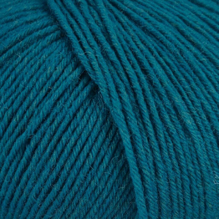 13 Шкарпеткова Пряжа Laines du Nord Unisock 6 PLY, 100г - 400м, синьо-зелений, 75% вовна, 25% нейлон