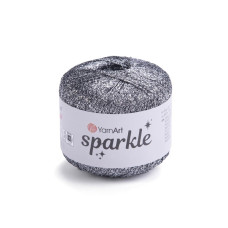 1303 Пряжа Sparkle 25г-160м (темно-сірий). YarnArt