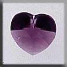 13037 Mill Hill Treasures Декоративна намистина, Small Heart Amethyst, 1 шт