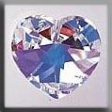 13047 Mill Hill Treasures Декоративна намистина, Large Heart Crystal AB, 1 шт