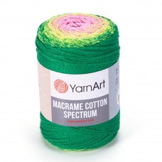 1309 Пряжа Macrame Cotton Spectrum 250гр - 225м (різнокольорова). Yarnart