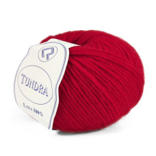 1310 Пряжа Campolmi Filati Tundra, 100г - 110м, червоний, 100% вовна
