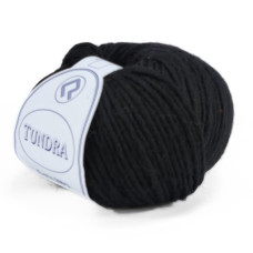 1312 Пряжа Campolmi Filati Tundra, 100г - 110м, чорний, 100% вовна