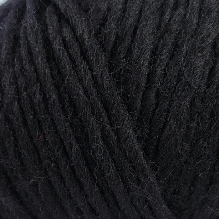 1312 Пряжа Campolmi Filati Tundra, 100г - 110м, чорний, 100% вовна