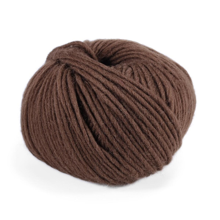 1314 Пряжа Campolmi Filati Tundra, 100г - 110м, каштановий, 100% вовна