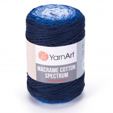 1316 Пряжа Macrame Cotton Spectrum 250гр - 225м (різнокольорова). Yarnart
