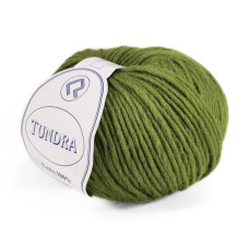 1319 Пряжа Campolmi Filati Tundra, 100г - 110м, мілітарі-зелений, 100% вовна