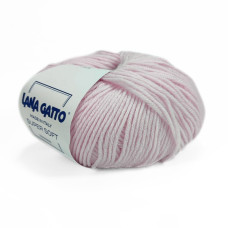 13210 Пряжа Lana Gatto Super Soft, 50г - 125м, ніжно-рожевий, 100% меринос екстрафайн