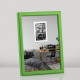 Фоторамка дерев'яна 15х20 багет: DL1506-09 Салатовий глянець (з антибліковим склом 2мм, двп) EmojiFrame