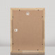 Рамка для фото дерев'яна 30х40 багет: DL2506-11, Білий з оранжевим (з глянцевим склом 1-1.5мм, двп) EmojiFrame