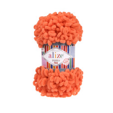 134 Пряжа Puffy Fine 100гр - 14м (помаранчевий) Alize