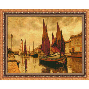 0114 Тиха гавань. Юнона. Набір для вишивання нитками 0114 Тиха гавань. Юнона. Набір для вишивання нитками