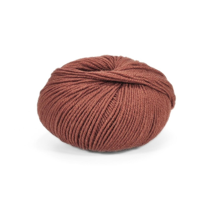 13737 Пряжа Lana Gatto Feeling, 50г - 140м, коричневий, 70% вовна, 20% шовк, 10% кашемір