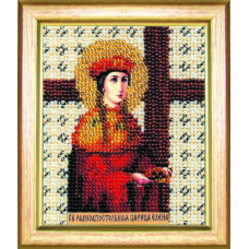 Б-1033 Ікона святої рівноапостольної цариці Олени. Чарівна Мить. Набір для вишивання бісером