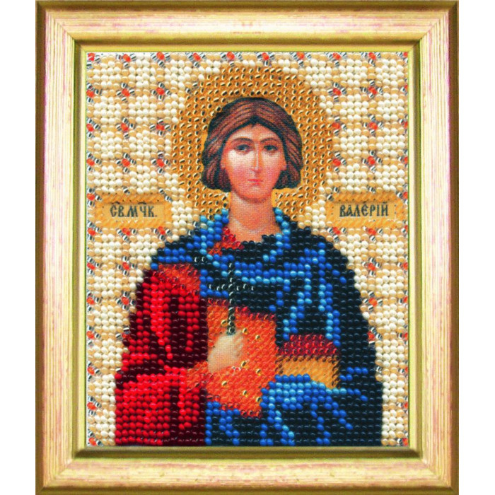 Б-1070 Ікона святого мученика Валерія. Чарівна Мить. Набір для вишивання бісером. АКЦІЯ(Знятий з виробництва)